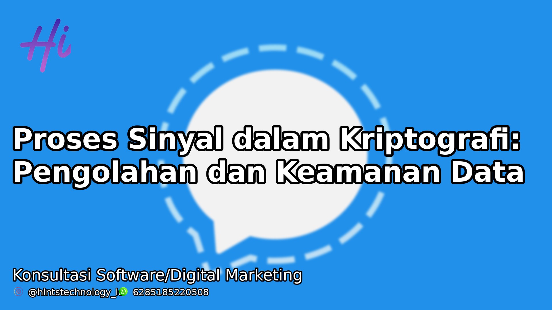 Proses Sinyal dalam Kriptografi: Pengolahan dan Keamanan Data