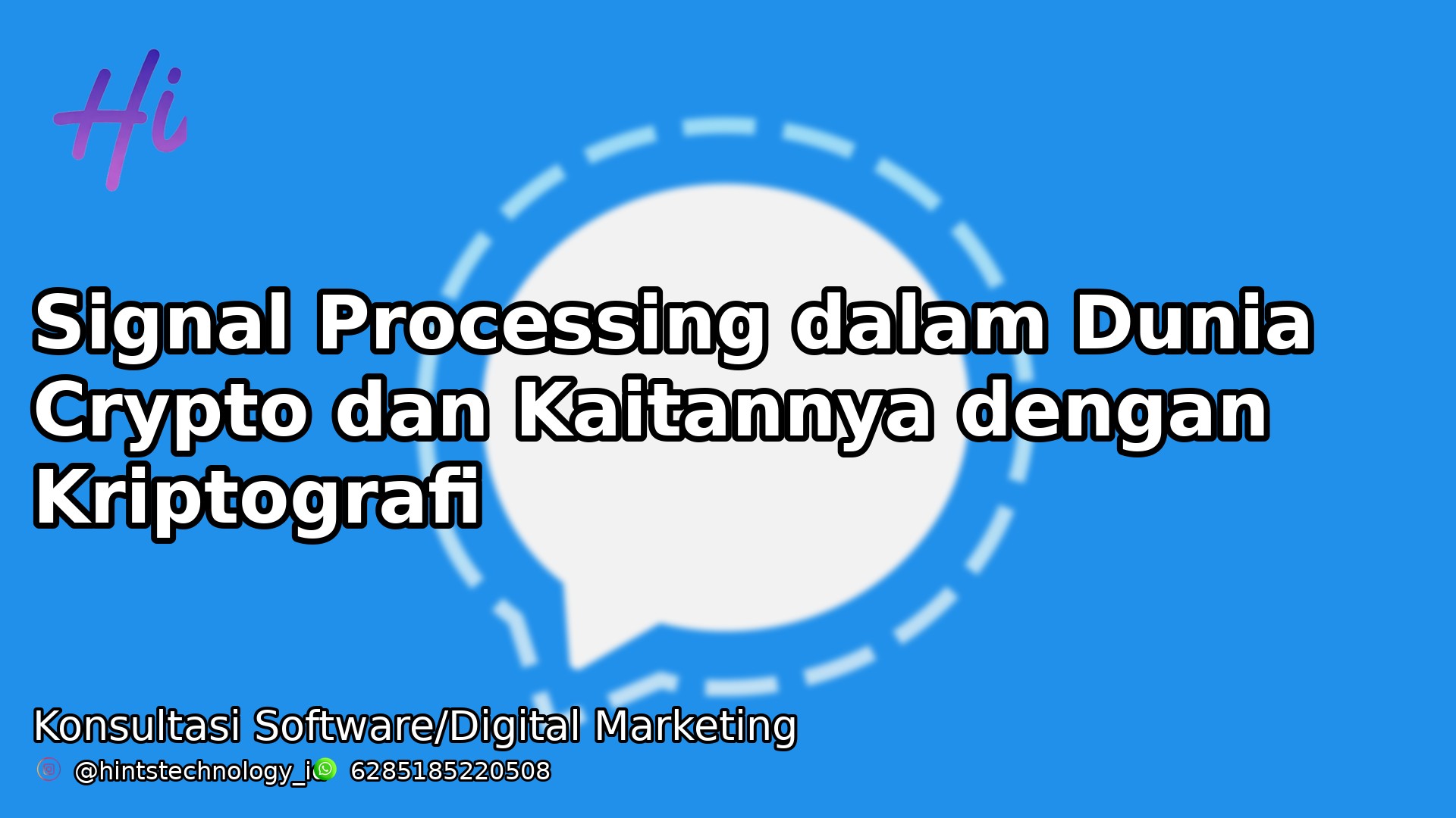 Signal Processing dalam Dunia Crypto dan Kaitannya dengan Kriptografi