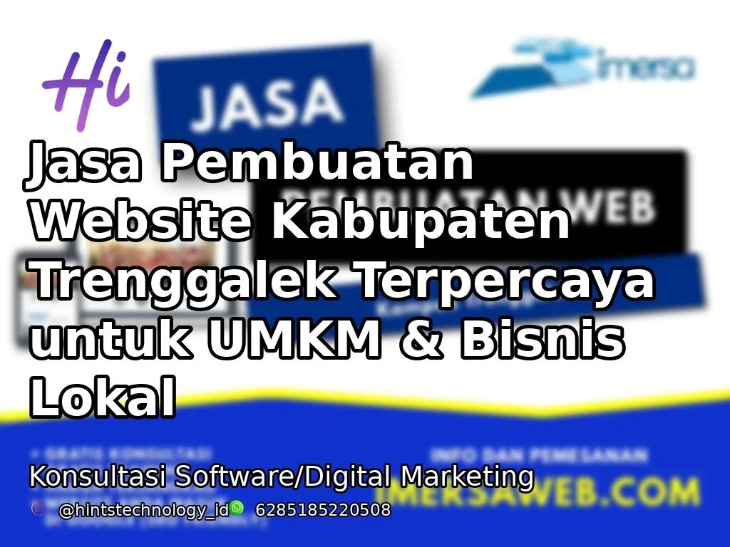 Jasa Pembuatan Website Kabupaten Trenggalek Terpercaya untuk UMKM & Bisnis Lokal