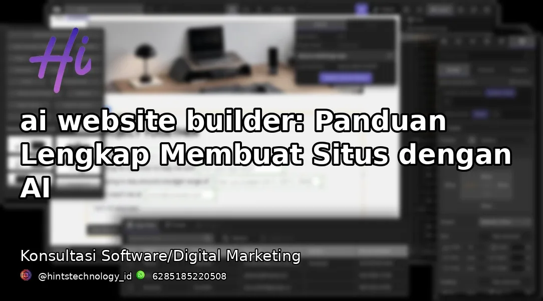 ai website builder: Panduan Lengkap Membuat Situs dengan AI
