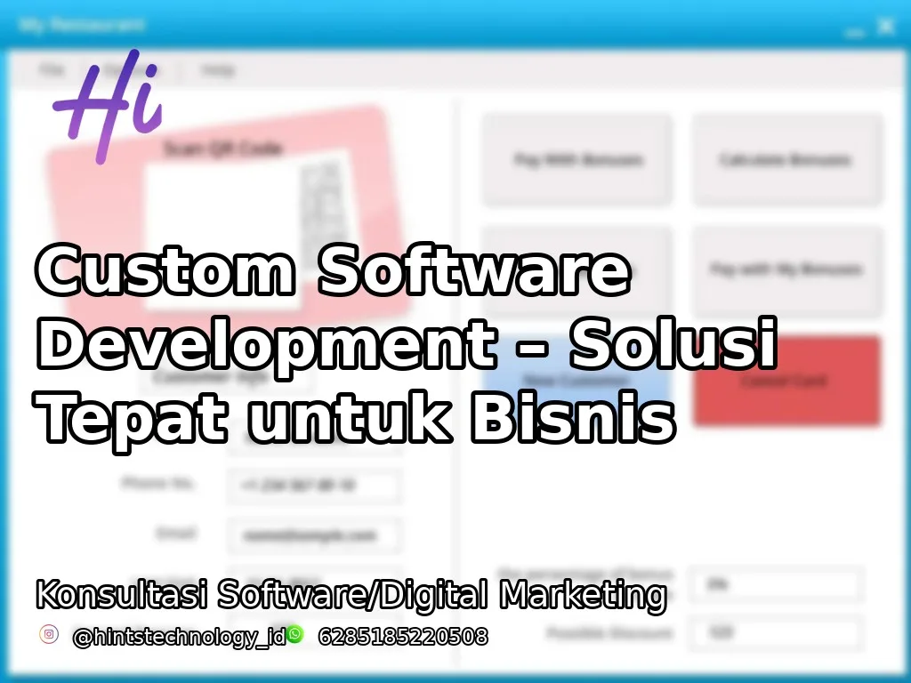 Custom Software Development – Solusi Tepat untuk Bisnis