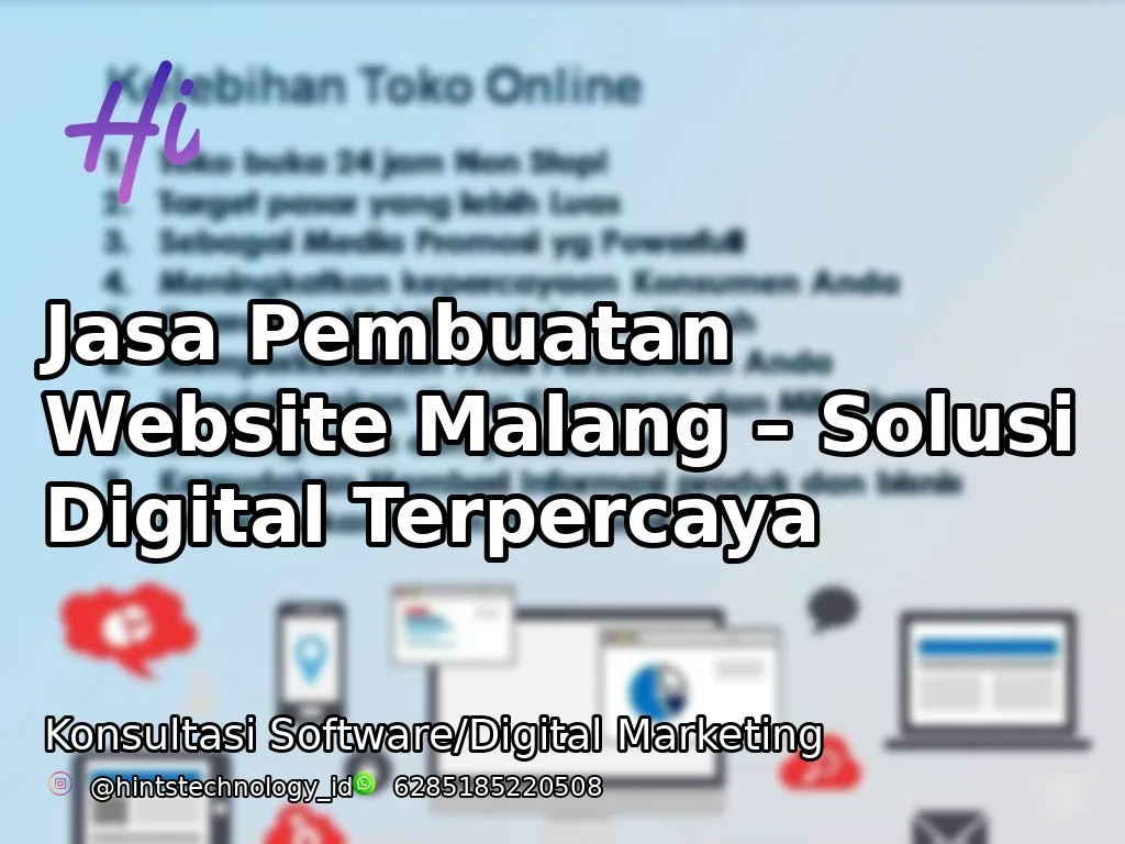 Jasa Pembuatan Website Malang – Solusi Digital Terpercaya