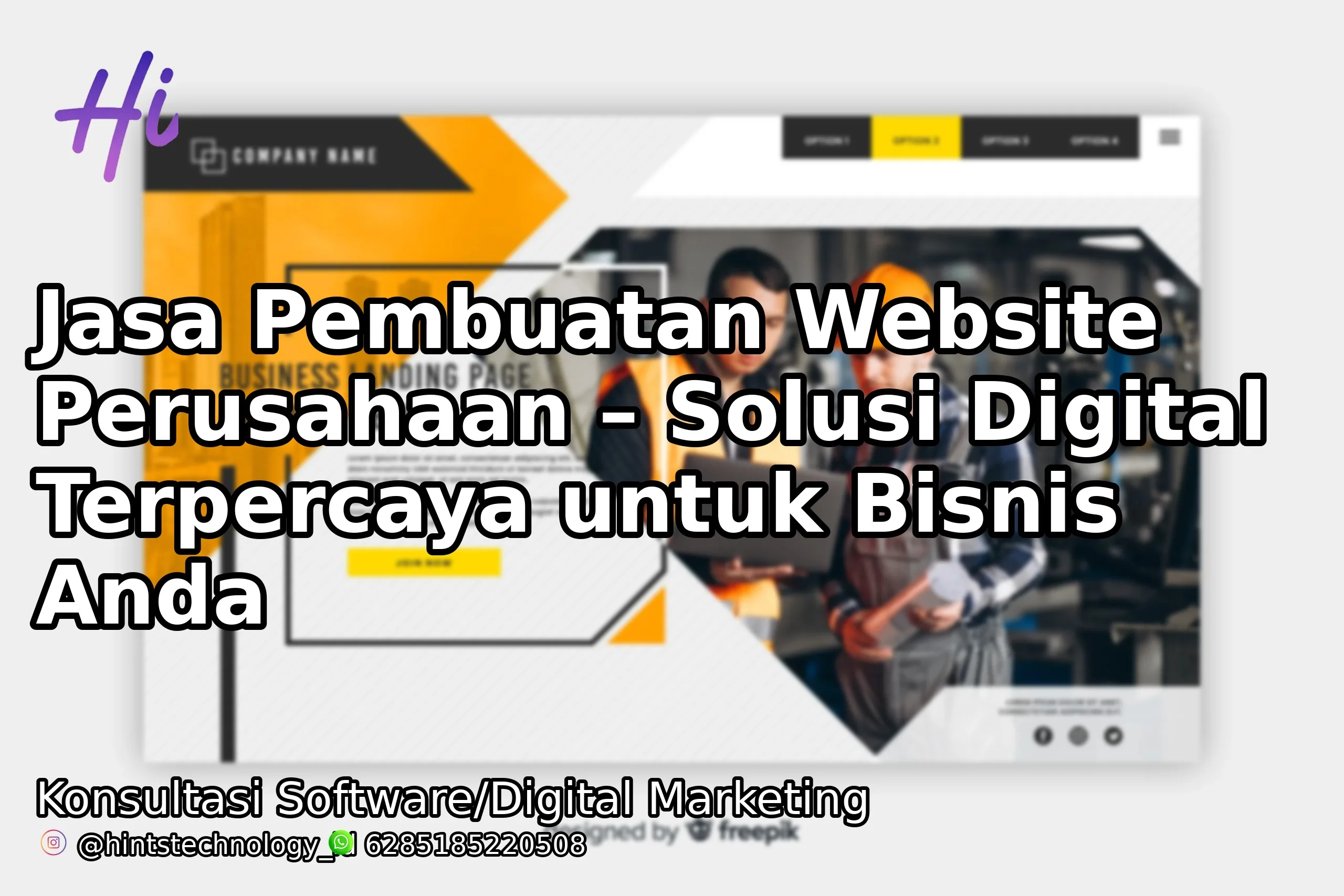 Jasa Pembuatan Website Perusahaan – Solusi Digital Terpercaya untuk Bisnis Anda